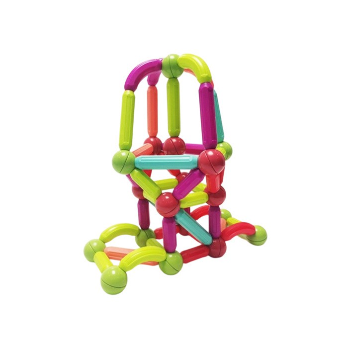 Magnetische Stäbchen und Kugeln